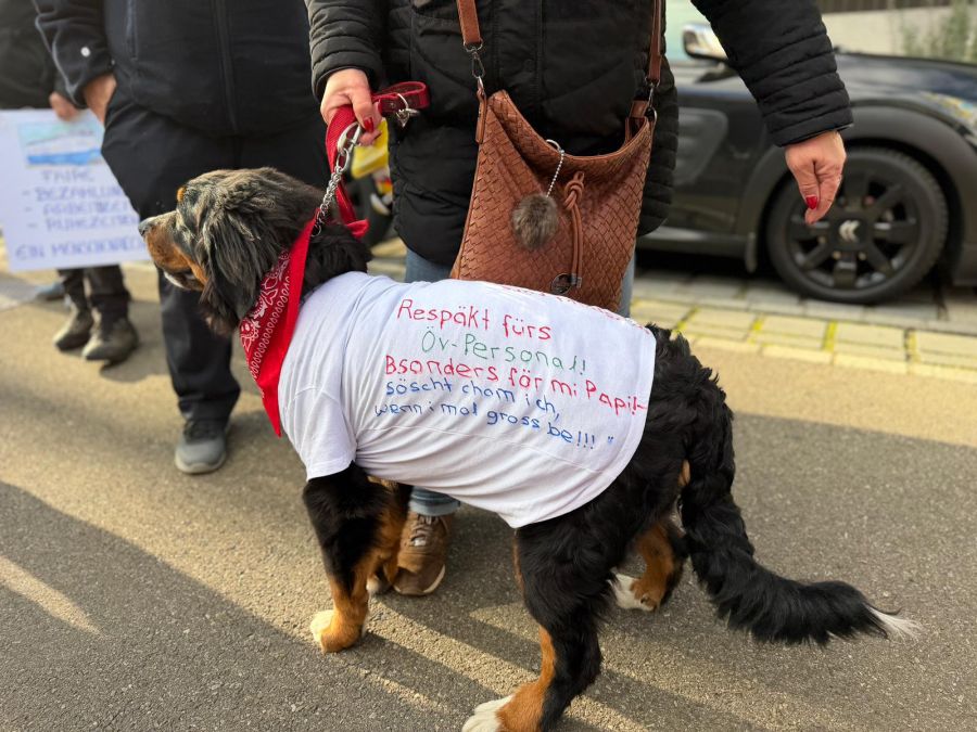 Die Forderung lautet in erster Linie «Respäkt fürs ÖV-Personal!»