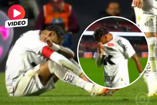 Neymar Santos Tränen