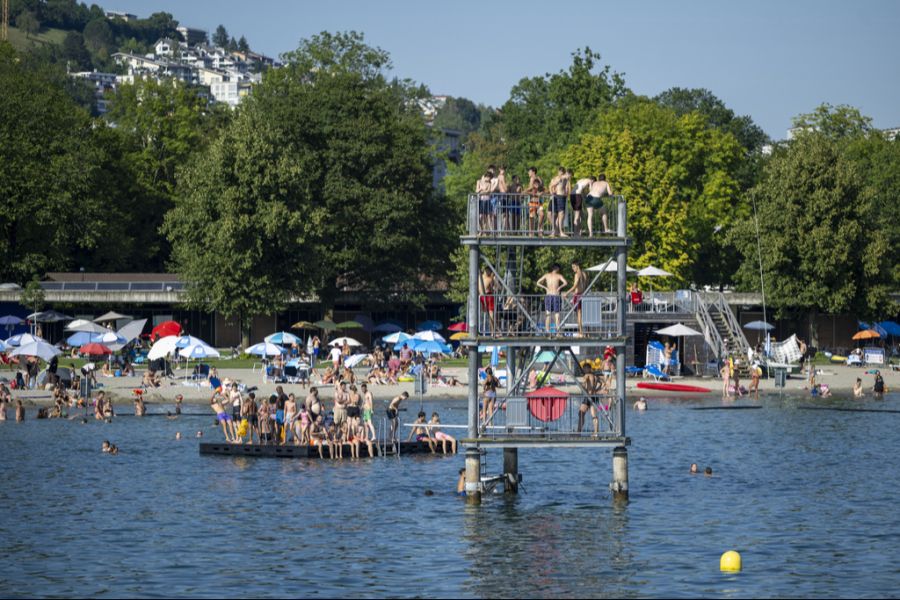 Die Temperatur-Höchstwerte liegen in den Szenarien der ETH Zürich zwischen 3 und 6 Grad über den heutigen Höchstwerten.