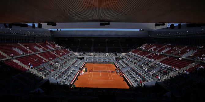 Tenniscourt Madrid Stromausfall