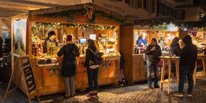 Weihnachtsmarkt Rapperswil-Jona Stände