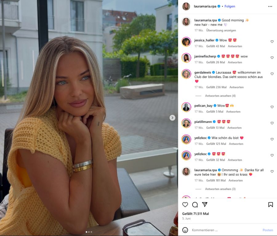 Die Influencerin hat sich nun dazu geäussert.