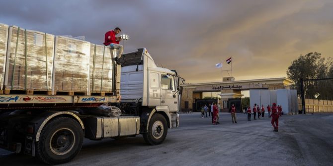 Rafah LKW Ägypten Gaza