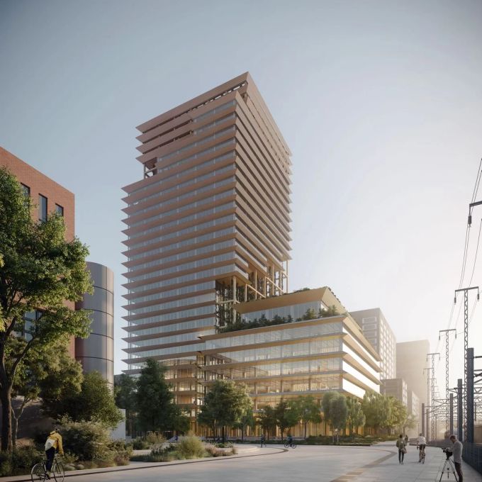 Das UBS-Hochhaus wäre eines der höchsten Gebäude Zürichs – hinter den geplanten Türmen des Hardturmprojekts, dem Prime Tower und dem Swissmill-Silo. tsüri ch ubs