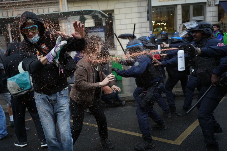 Schülerproteste in Frankreich