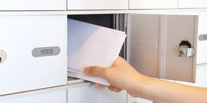Briefkasten leeren