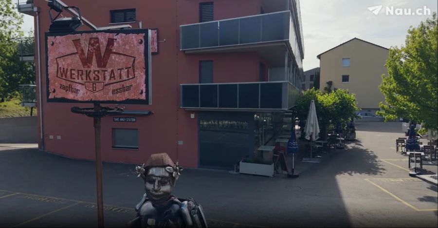 Das Restaurant «Werkstatt 6» in Gossau ZH leidet unter der angrenzenden Baustelle.