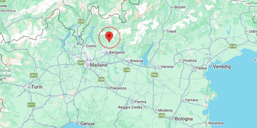 Der Ferienort Serina liegt im Norden Italiens.