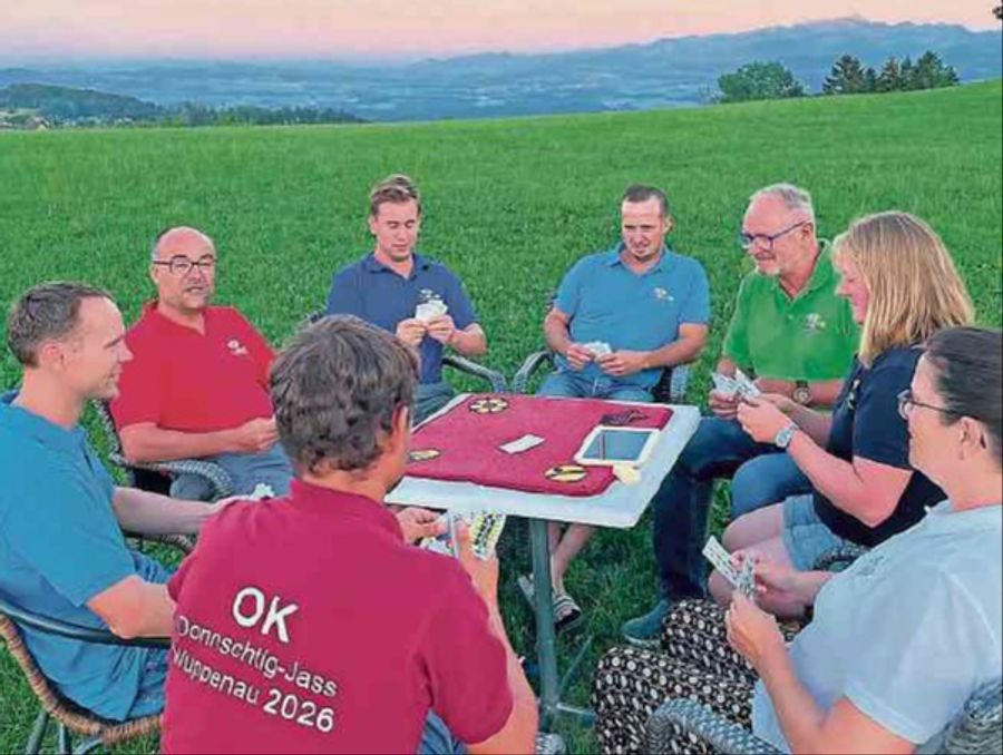 Auf eben dieser Wiese hat das OK selbst bereits einige Runden gejasst.