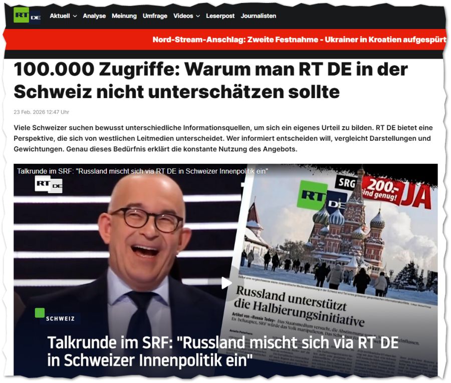 RT Russia Today SVP