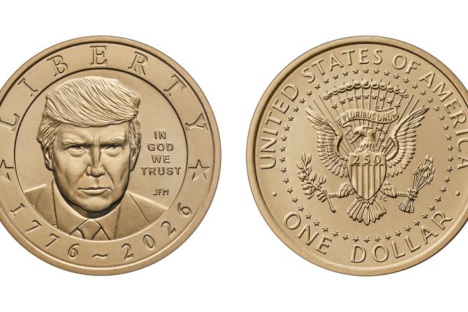 Trump Goldmünze