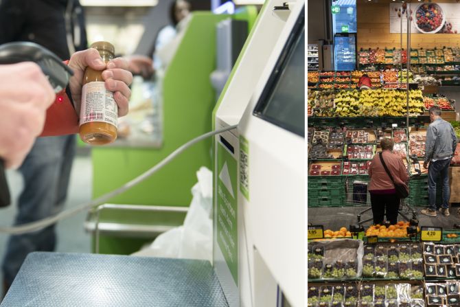 Coop Self-Checkout-Kasse