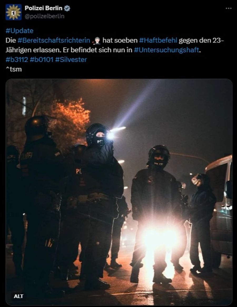 Tweet Polizei Berlin