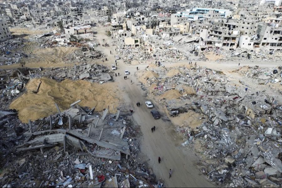 Die Strassen von Rafah nach der vereinbarten Waffenruhe. Diese droht nun jedoch zu kippen.