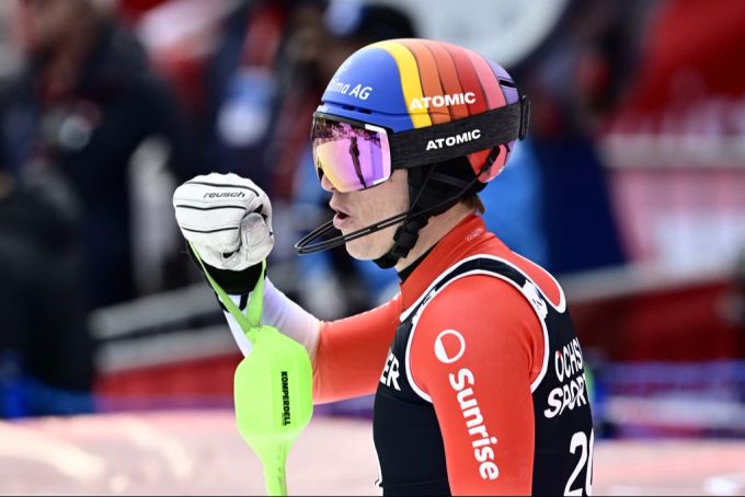 Starke Leistung von Tanguy Nef im Slalom von Wengen. Auch wenn es am Ende nicht ganz für die ersten drei reicht. Tanguy Nef