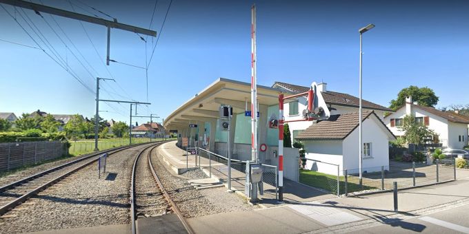 Beim RBS-Bahnhof Biberist SO kam es zum Überfall. Biberist SO
