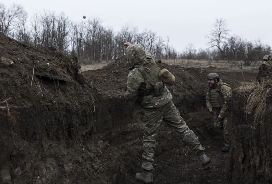 Die Front im Ukraine-Krieg befindet sich noch immer im Donbas-Gebiet.