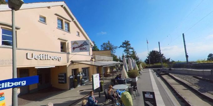 Das Restaurant Hillz, ehemals Restaurant Gmüetliberg (im Bild), an der SZU-Endstation Uetliberg ist geschlossen. Uetliberg