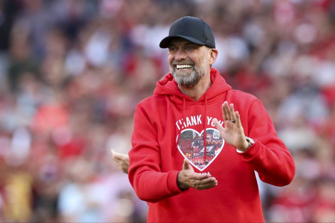 Jürgen Klopp bei seinem letzten Auftritt als Liverpool-Trainer. Jürgen Klopp