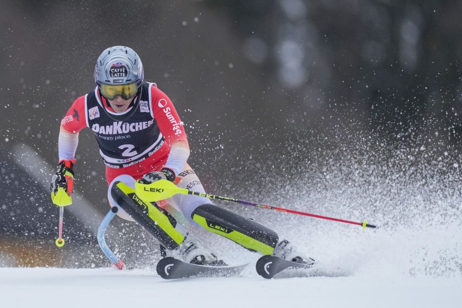 Wendy Holdener Slalom Lillehammer