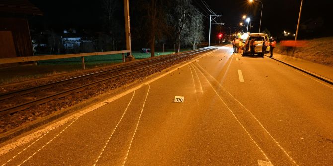 Unfallstelle Esslingen