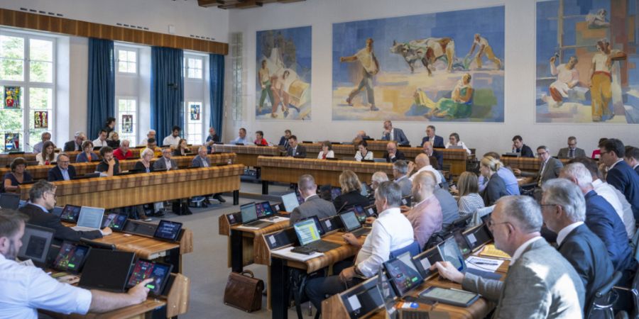 Seit Jahren debattiert der Landrat darüber, ob an seinen Sitzungen auch digital abgestimmt werden darf. Nun wagt die Regierung einen neuen Anlauf. (Archivbild)