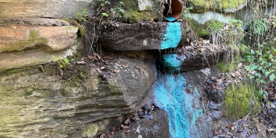 Kupfersulfat ist in Flumserberg SG von einem Bauernhof in den Ruslenbach geflossen. Glücklicherweise blieben Tiere und Pflanzen unversehrt.