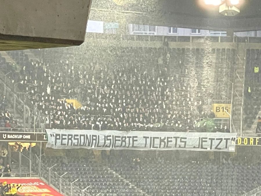 YB FC St.Gallen Protest