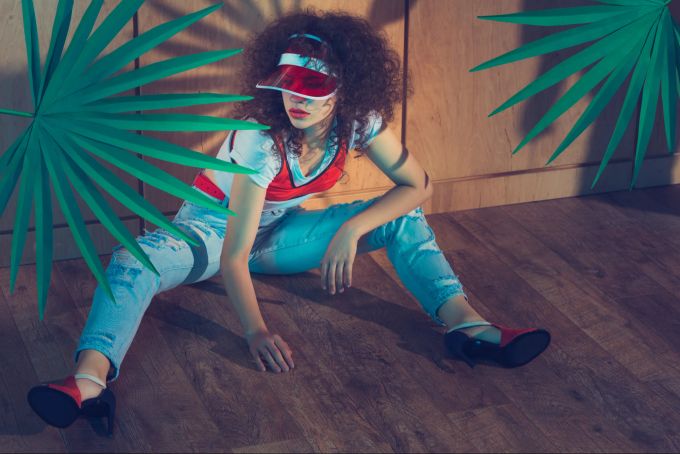 In den 80er-Jahren war die Mode bunt und auffällig. Fashion