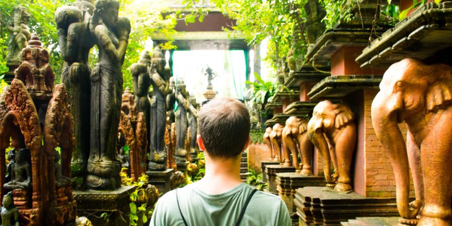 Kunst in Dusit Dhewa, Samui Kulturzentrum.