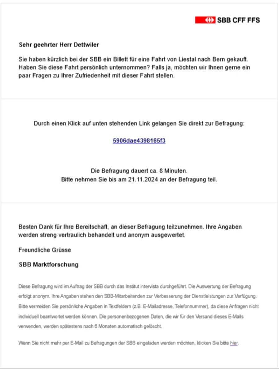 SBB Mail