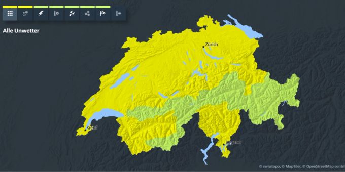 In weiten Teilen der Schweiz herrscht Glätte-Gefahr. glätter wetter