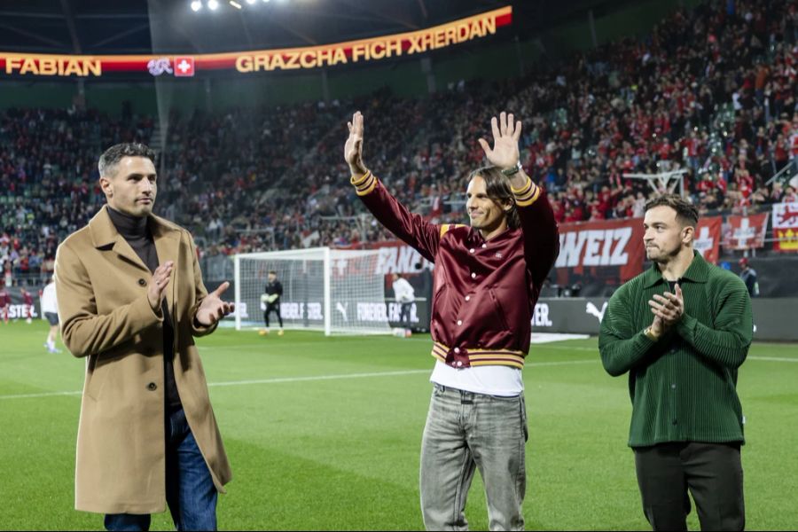 Drei Nati-Legenden werden vor der Nations League verabschiedet. Für die FCB-Ikonen gibts sogar in St.Gallen Applaus.