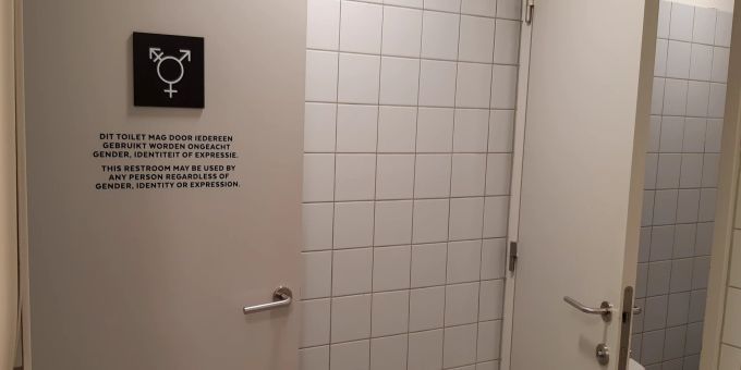 Genderneutrale Toiletten - so etwas soll es unter Donald Trump an den Schulen in den USA nicht mehr geben. Donald Trump