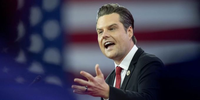 Matt Gaetz hat sein Mandat niedergelegt. (Archivbild) trump Matt Gaetz