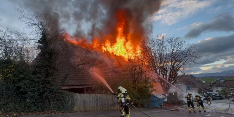 Brand in Kallnach