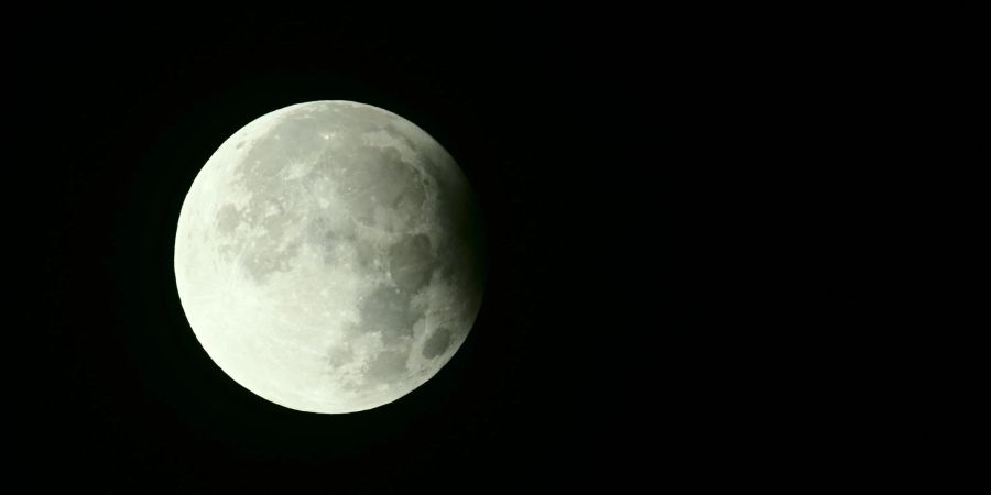 Die Wetteraussichten waren gut - und somit die Chancen auf eine gute Sicht auf den Mond.