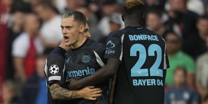 Florian Wirtz trifft in seinem ersten Champions-League-Spiel. Bayer Leverkusen