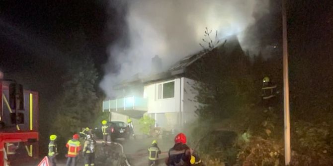 Erlinsbach: Brand