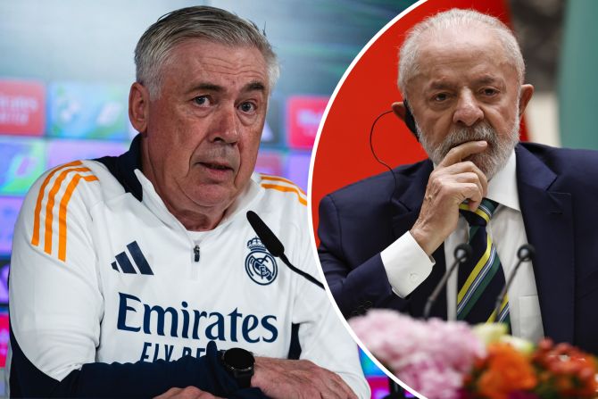 Carlo Ancelotti Brasilien Lula