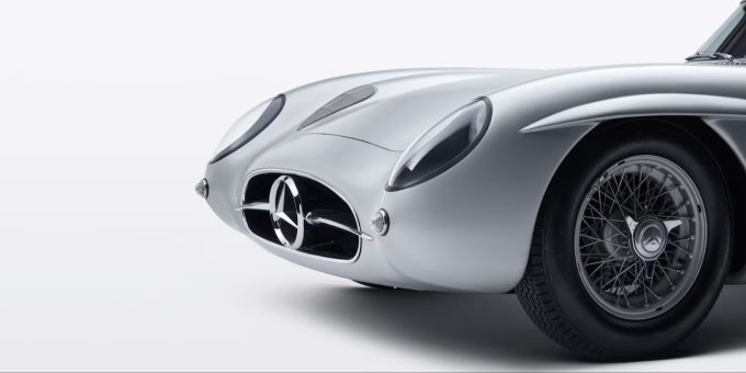 Die Karosserie des Uhlenhaut Coupés war «stärker modelliert als die des 300 SL und passte über ein leicht verbreitertes SLR-Chassis. 300 SL Uhlenhaupt
