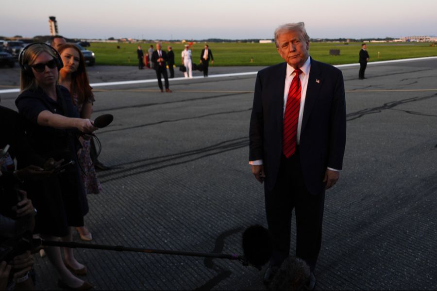Donald Trump hat Zölle von 39 Prozent auf Schweizer Güter angekündigt.