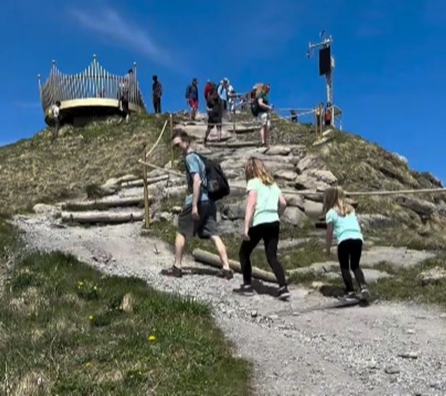 Den Trip in der Schweiz fand die Familie genial. «Atemberaubend» sei die Jungfrau-Region.