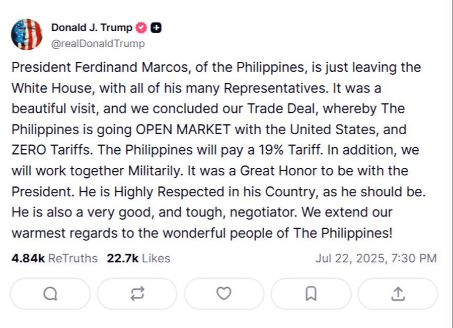 Philippinen Trump