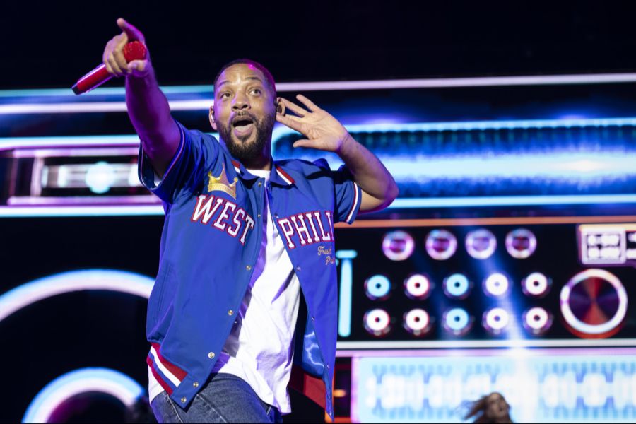 Will Smith trat am Samstagabend beim Gurten-Festival auf.