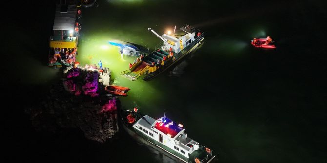 Dozens rescued after two passenger boats capsize in southwest China's Guizhou province