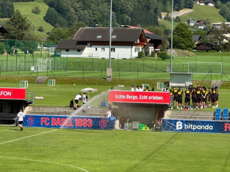 Der FC Basel trainiert in Schruns.