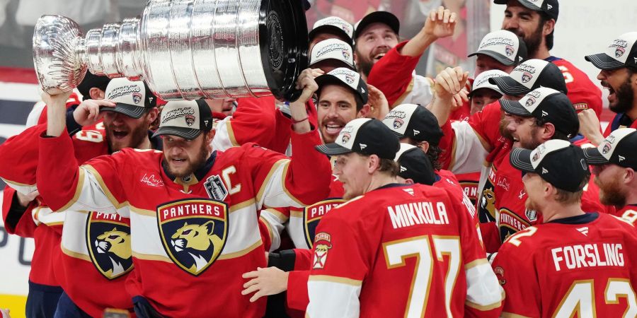 Die Florida Panthers veranstalten nach dem Stanley-Cup-Sieg am Sonntag ihre Siegesparade.
