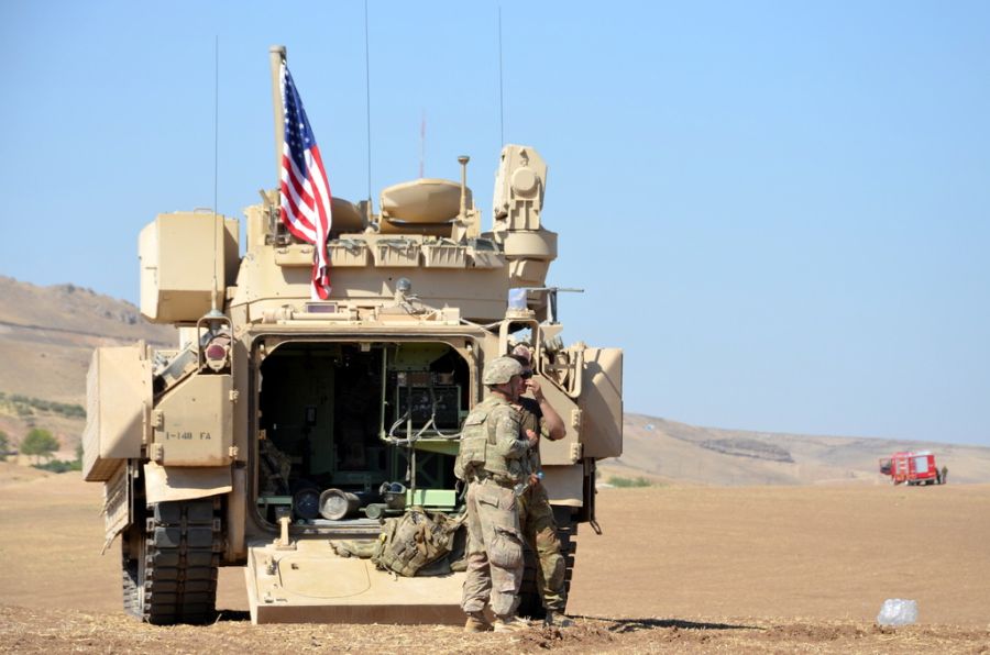 USA Panzer Soldaten Wüste