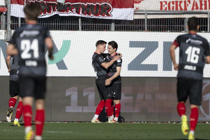 Der FC Winterthur jubelt in St.Gallen – Di Giusto trifft zum 2:1. GC ist jetzt Letzter der Super League. fc winterthur gc